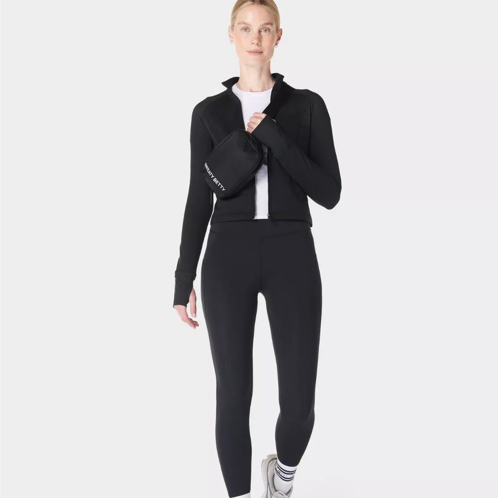 Sweaty Betty All Day Black Athletic Everyday Leggings Size Small